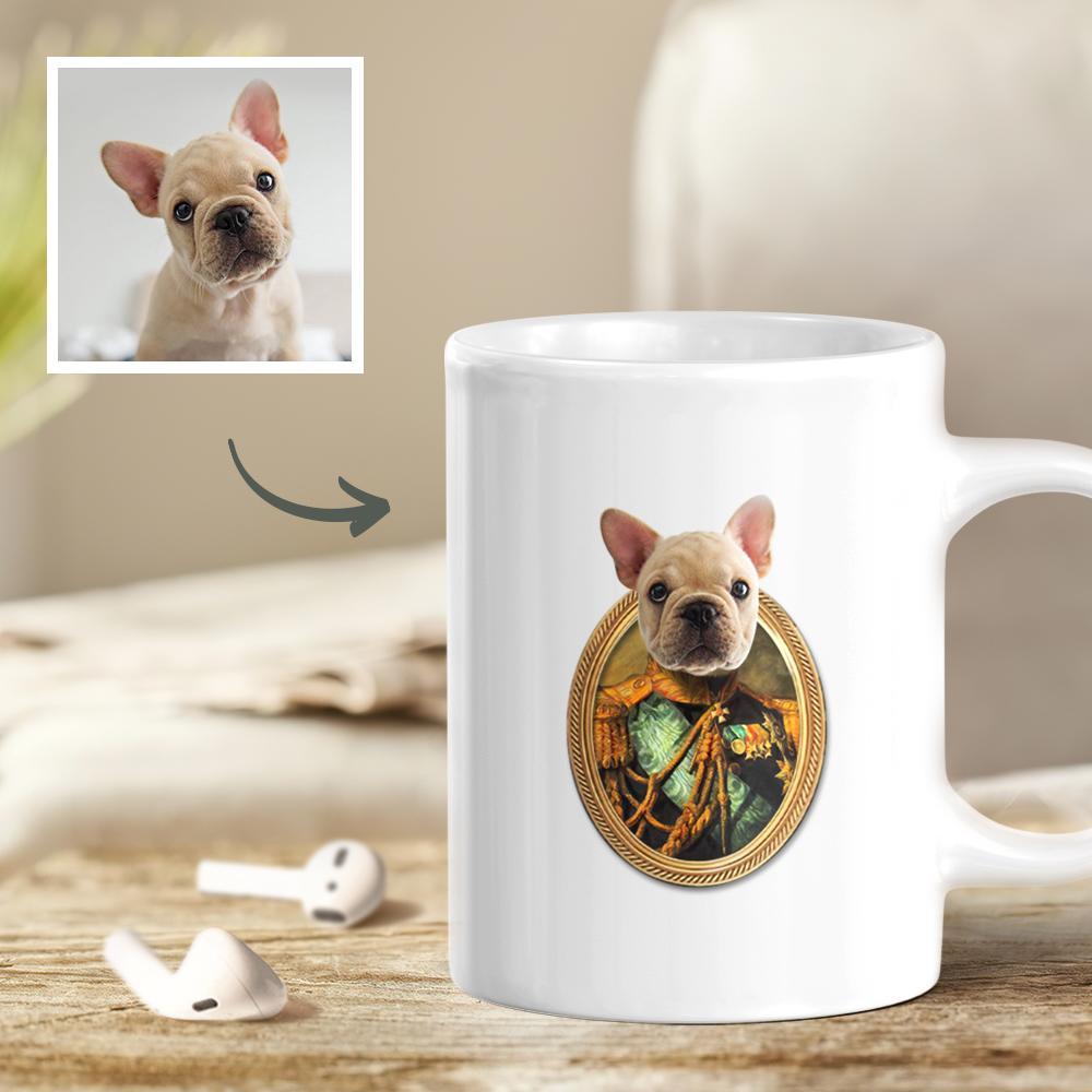 Personalised Dog Face Printing Funny Ceramic Coffee Mug For Pet lover