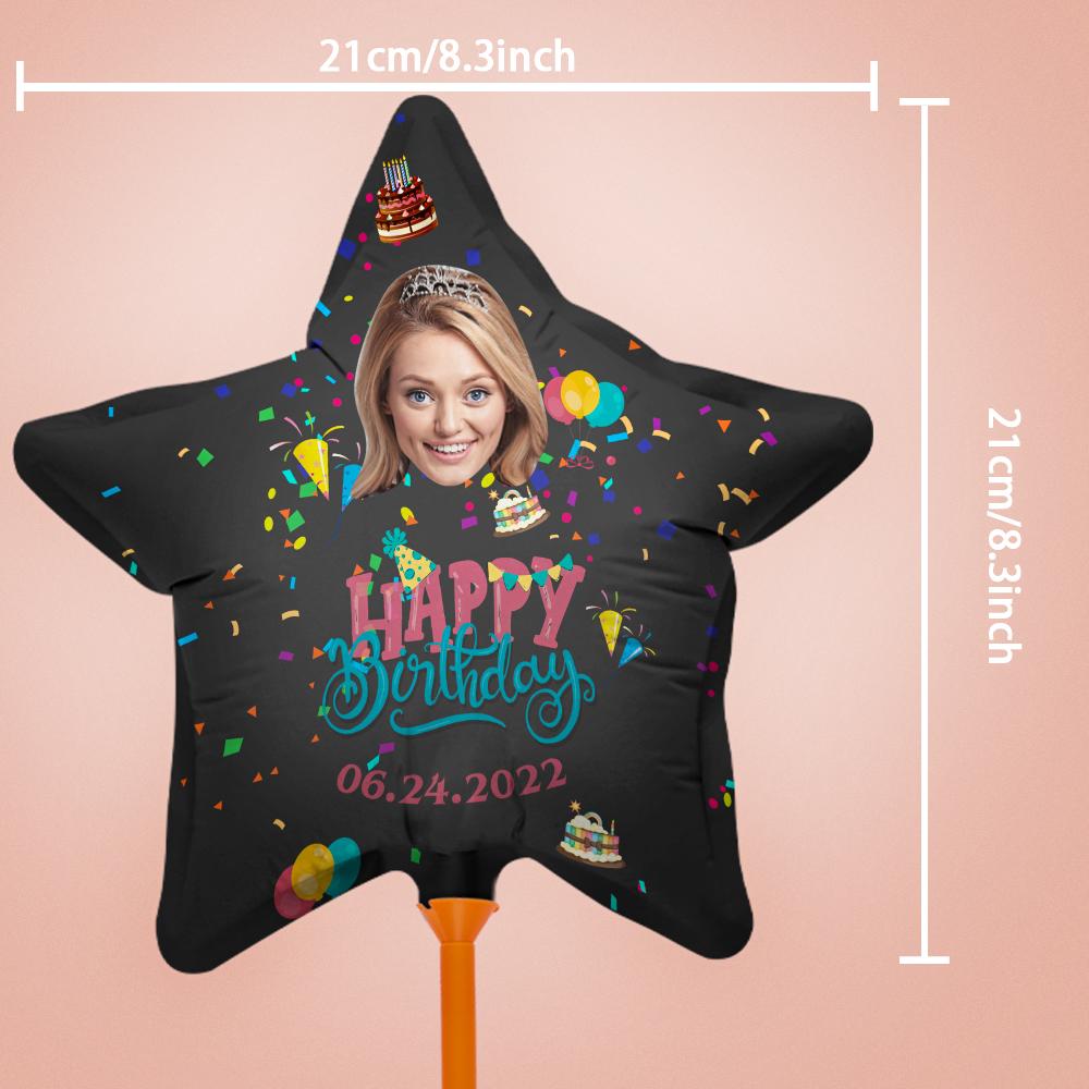 Personalised Photo Happy Birthday Balloons for Birthday Party Decoration Supplies