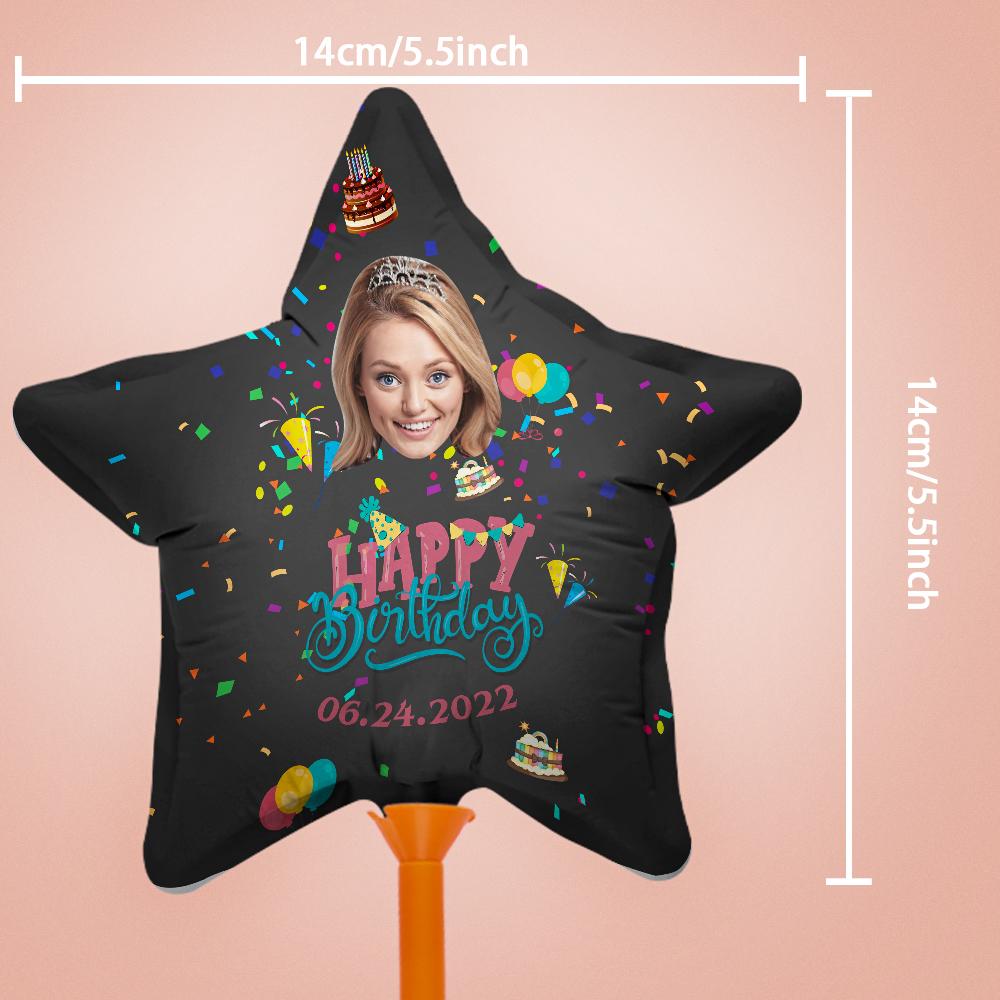 Personalised Photo Happy Birthday Balloons for Birthday Party Decoration Supplies