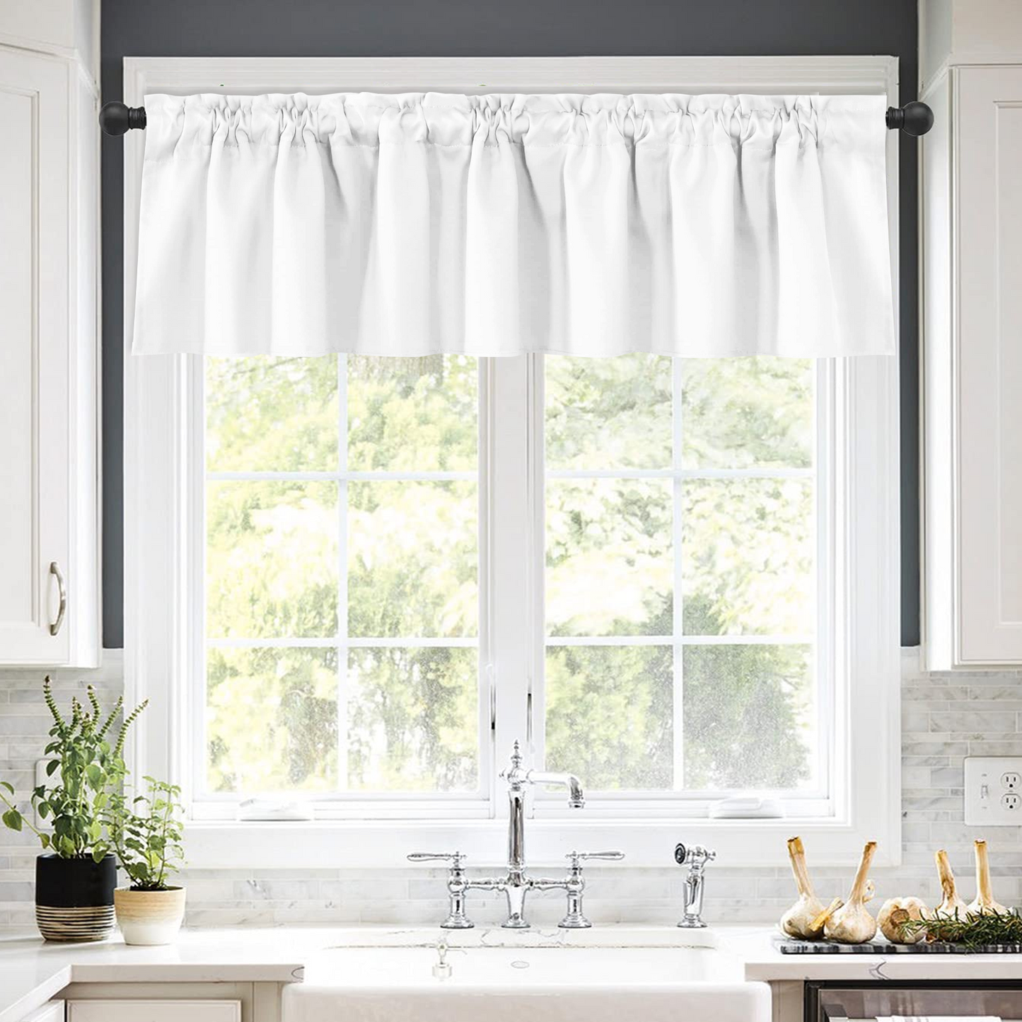 Custom Short Window Curtain with Your Photo or Text Design