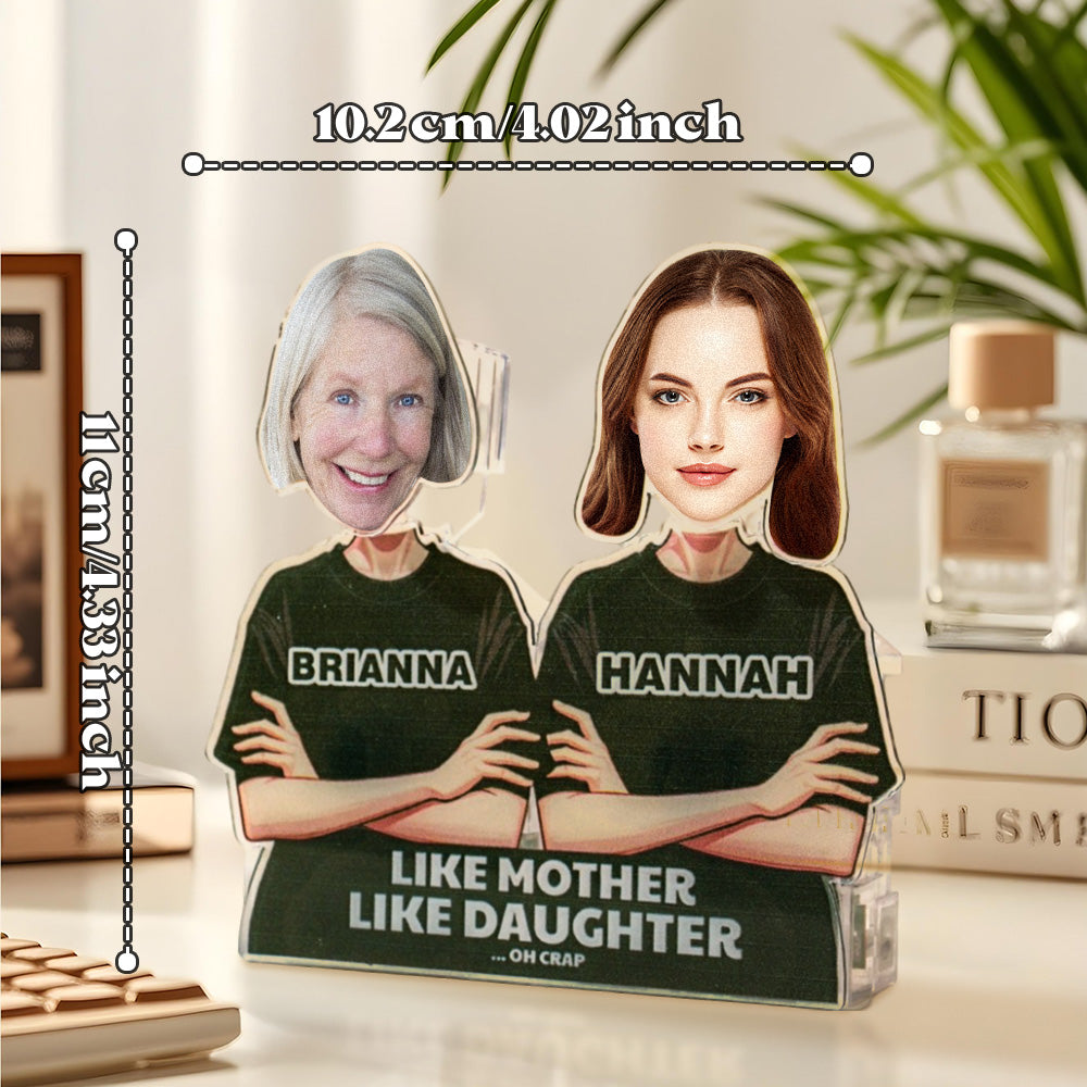 Personalised Face Shaking Head Standee Gift for Dad Mom