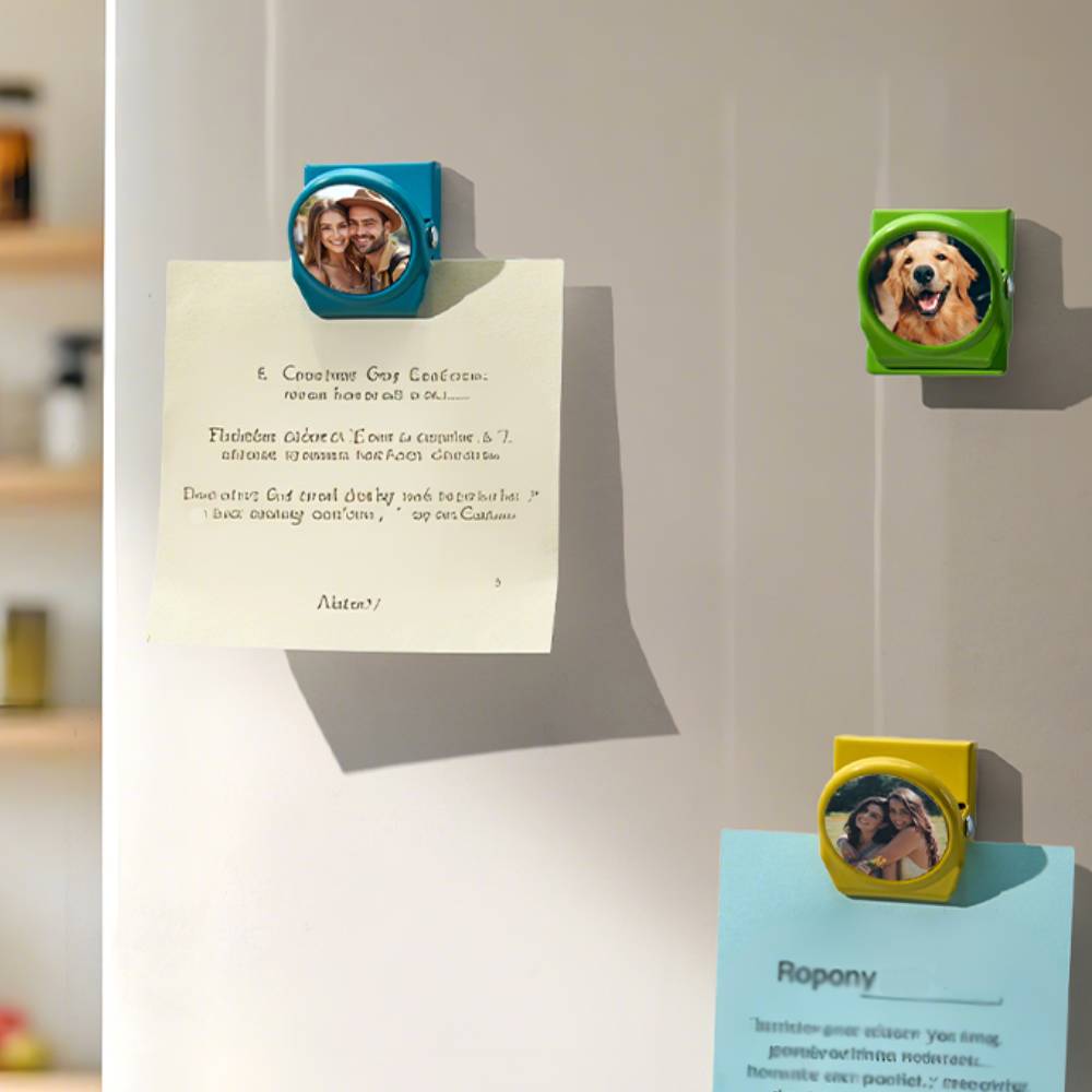 Personalised Magnetic Metal Clips Refrigerator Magnet with Photo Magnets Metal Clip