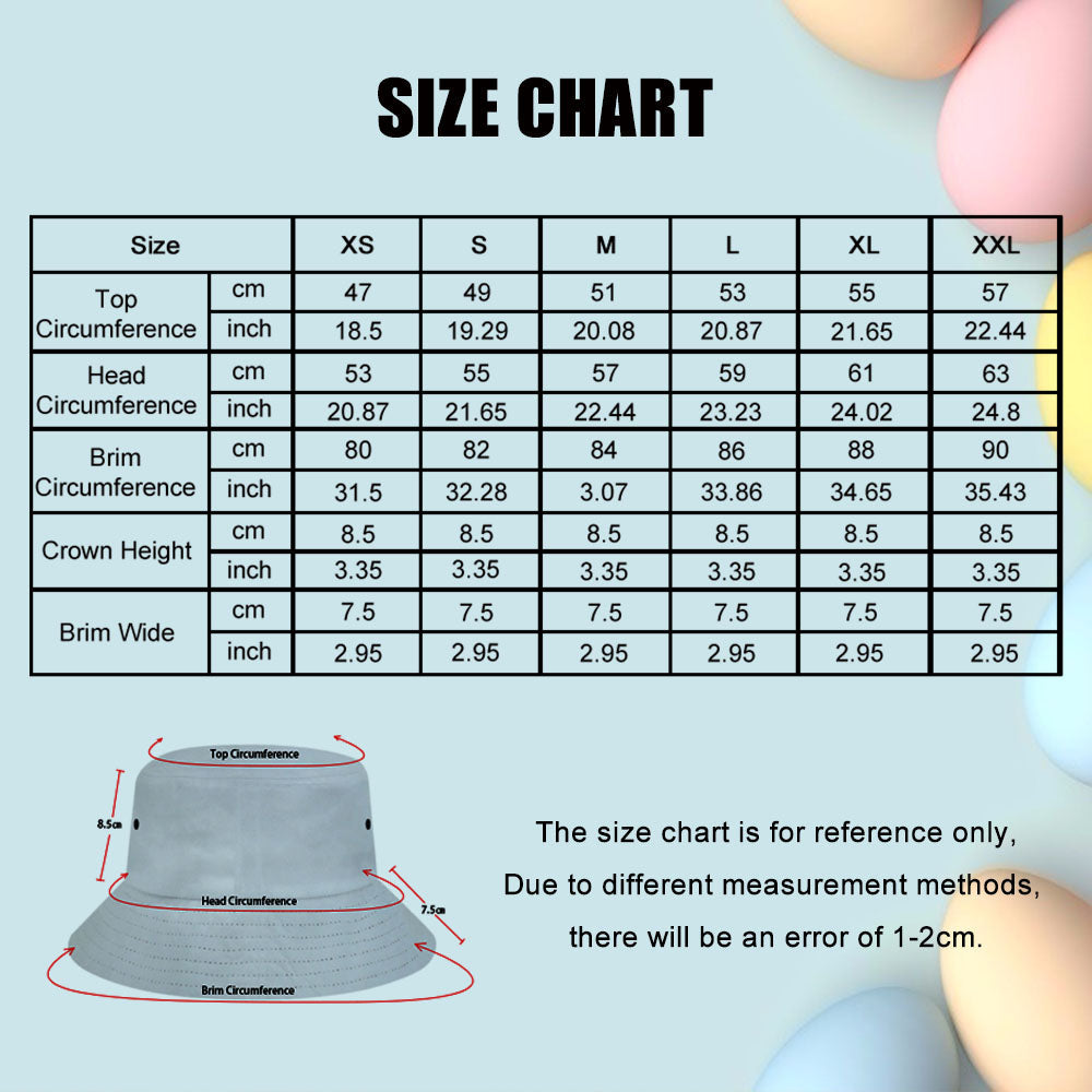 Custom Bucket Hat Unisex Face Bucket Hat Personalise Wide Brim Outdoor Summer Cap
