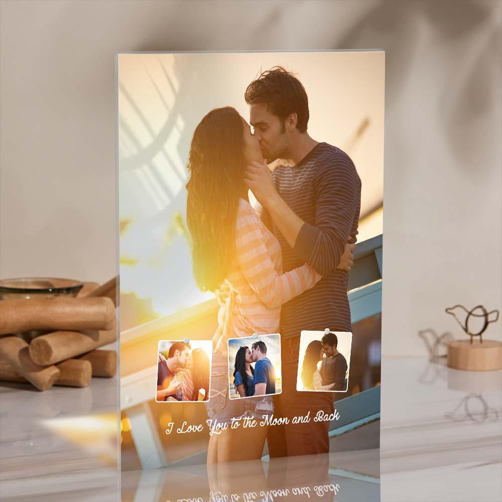 Artistic Photo Plaque Personalised Couples Multi-photo Gift