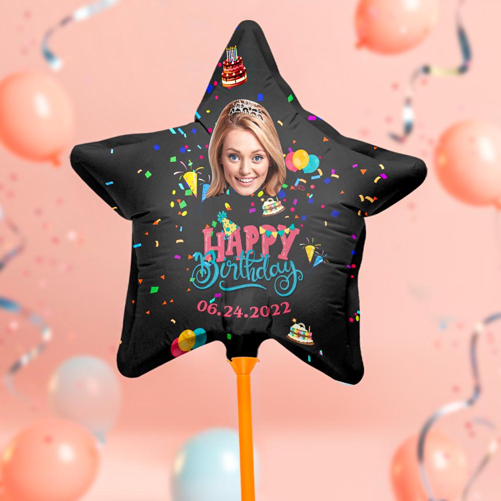 Personalised Photo Happy Birthday Balloons for Birthday Party Decoration Supplies