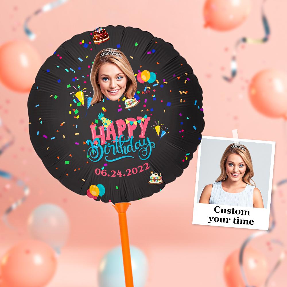 Personalised Photo Happy Birthday Balloons for Birthday Party Decoration Supplies