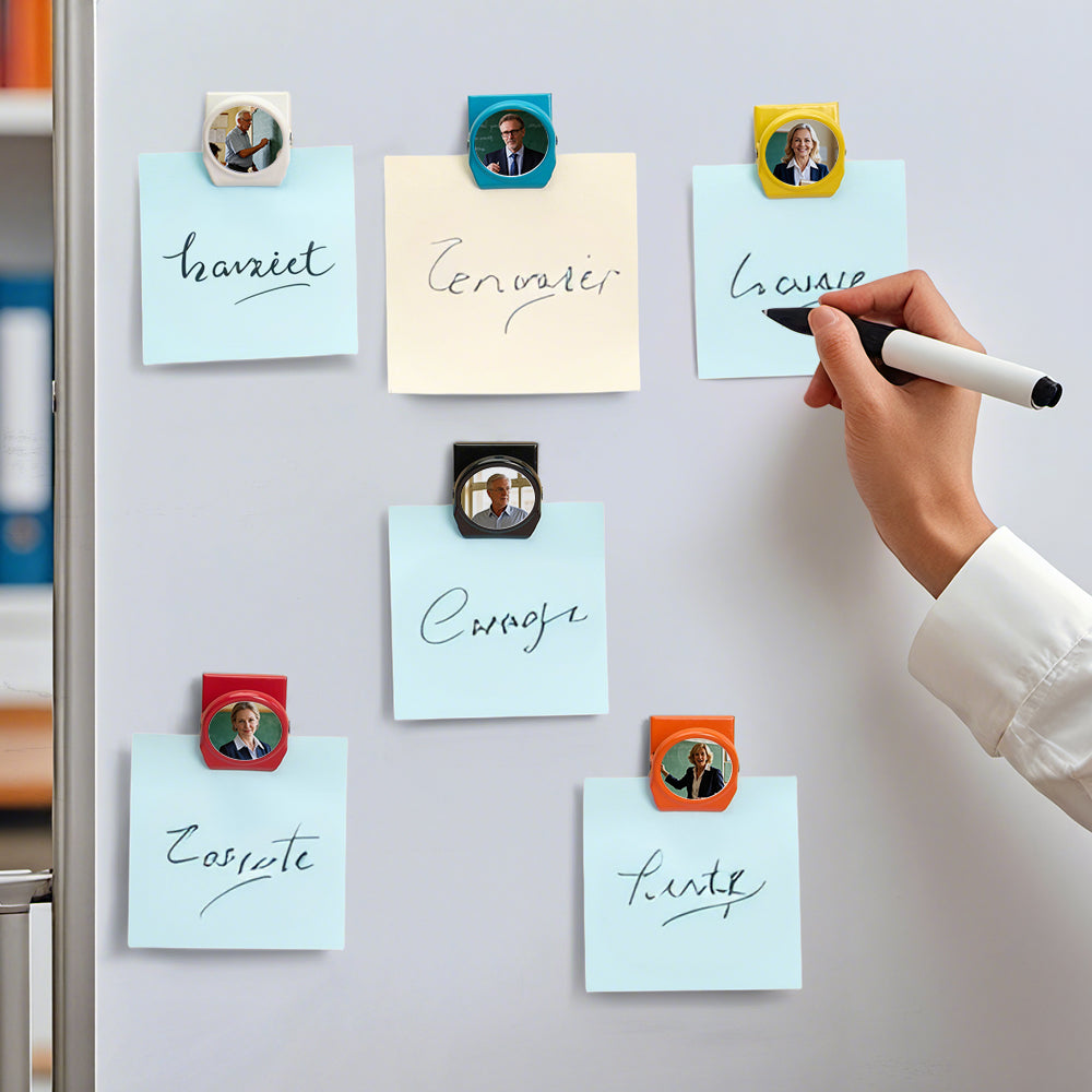 Personalised Magnetic Metal Clips Refrigerator Magnet with Photo Magnets Metal Clip