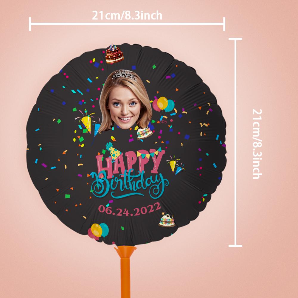 Personalised Photo Happy Birthday Balloons for Birthday Party Decoration Supplies