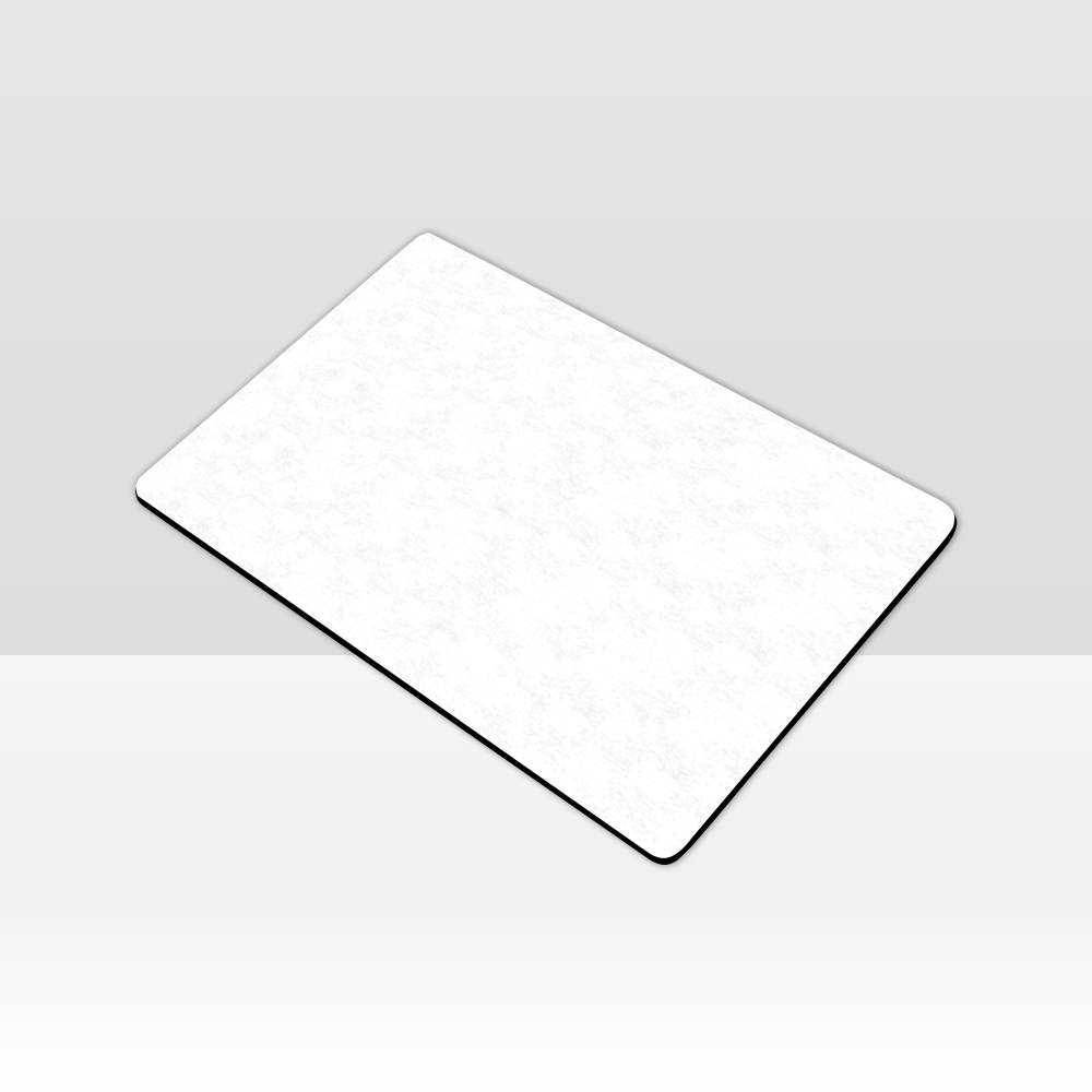 White rectangular object on a gray background