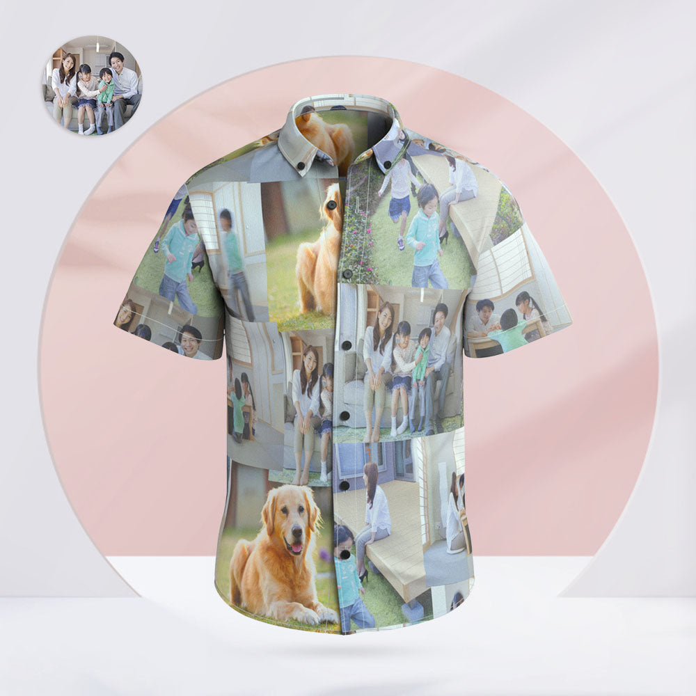 Custom Hawaiian Shirt with Photo - 5 Photos
