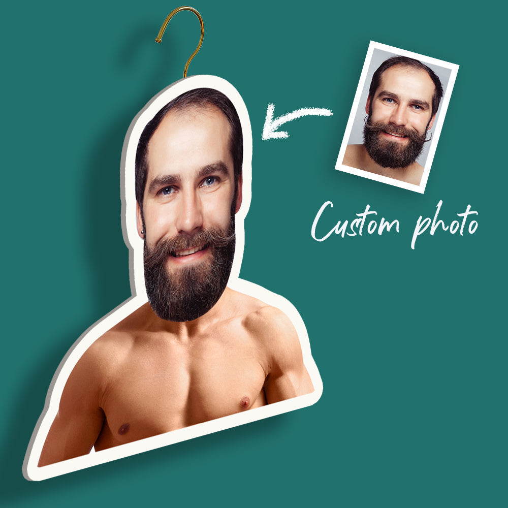 Custom Face Hanger For Your Friends Personalised Muscular Man Portrait Hanger