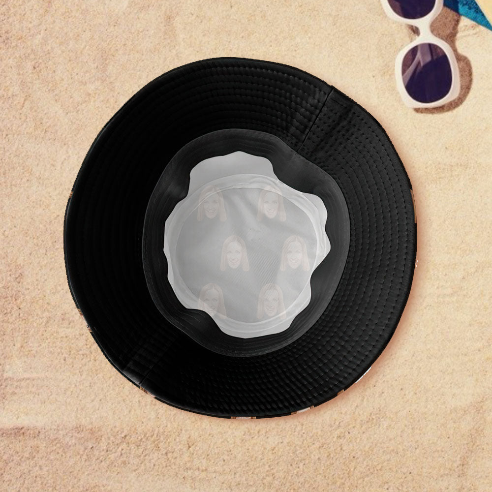 Custom Bucket Hat Photo Hats Personalised Bucket Hat Gifts For Dog Owner