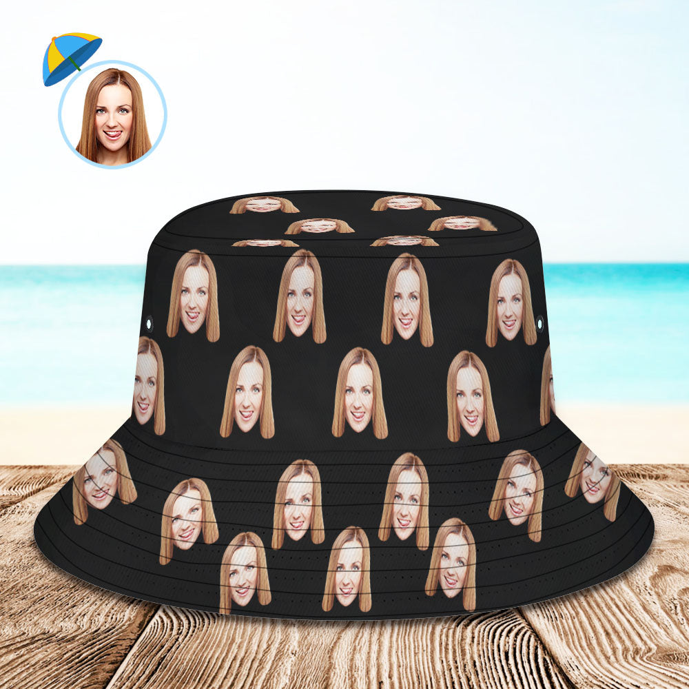 Custom Bucket Hat Photo Hats Personalised Bucket Hat Gifts For Dog Owner