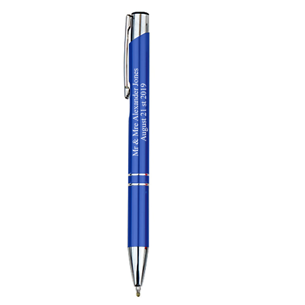 Custom Pens Office Pens Personalised Pens Metallic Printed Name Pen Custom Metal Pen Great Gift Ideas 12 Pieces
