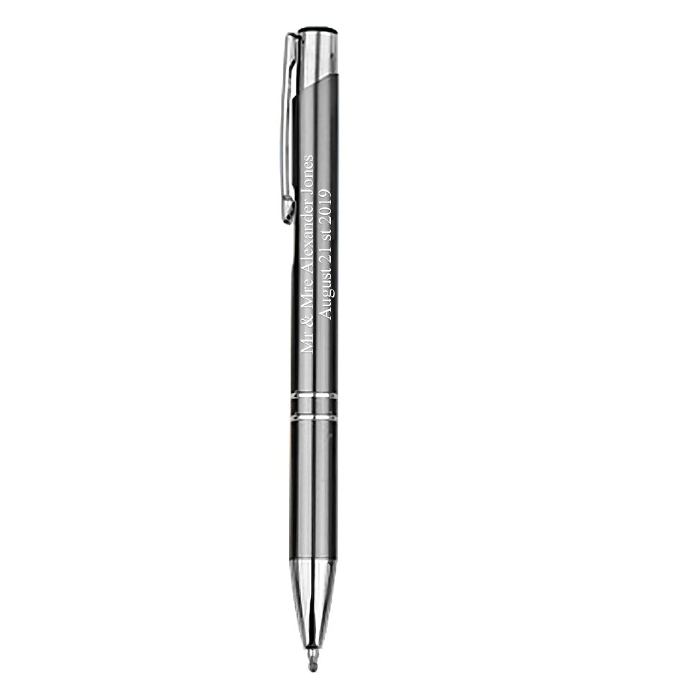 Custom Pens Office Pens Personalised Pens Metallic Printed Name Pen Custom Metal Pen Great Gift Ideas 12 Pieces