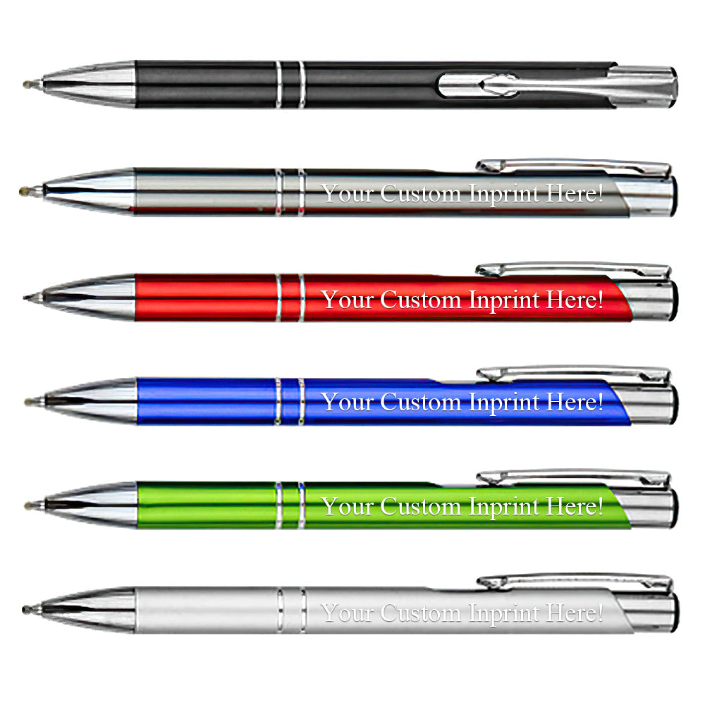Custom Pens Office Pens Personalised Pens Metallic Printed Name Pen Custom Metal Pen Great Gift Ideas 12 Pieces