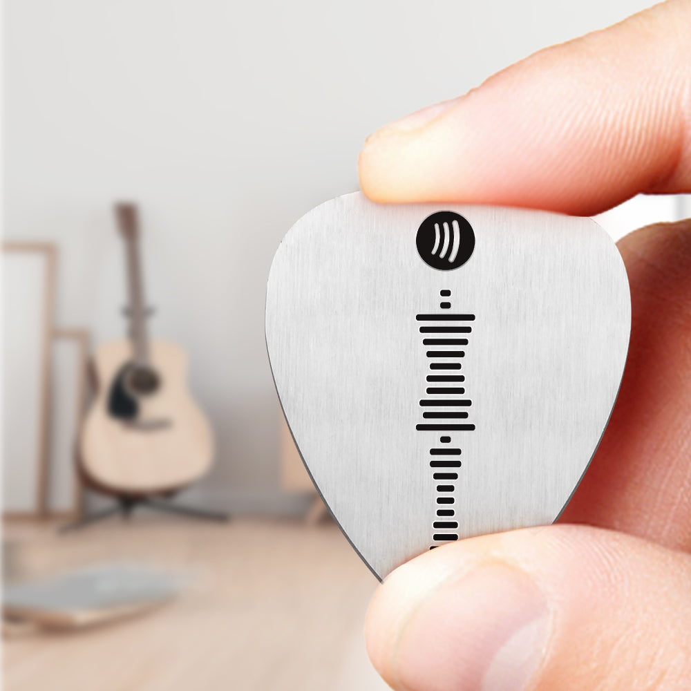 Custom Spotify Stainless Steel Guitar Picks Gift Best Gift