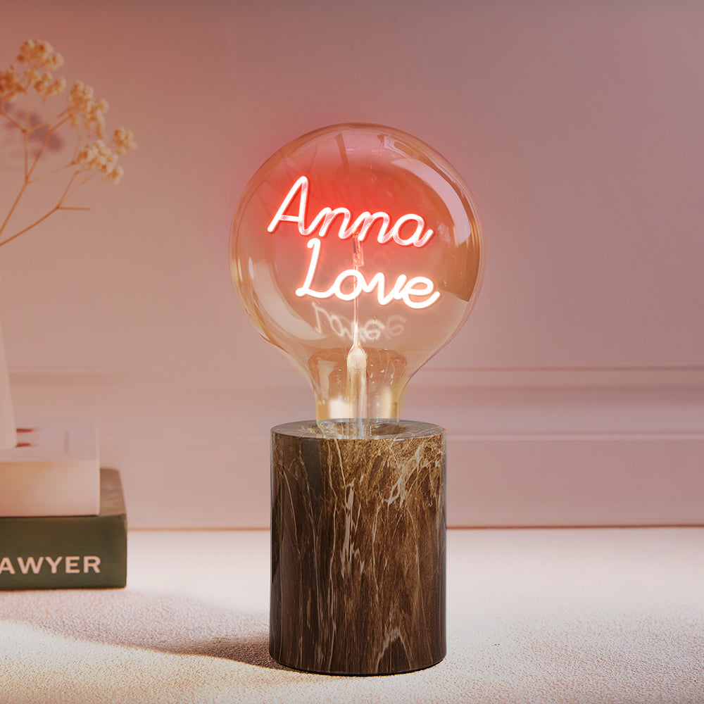 Custom Led Vintage Edison Filament Modeling Lamp Soft Light Bulbs Adjustable Brightness Wireless Base Colorful Lights Led
