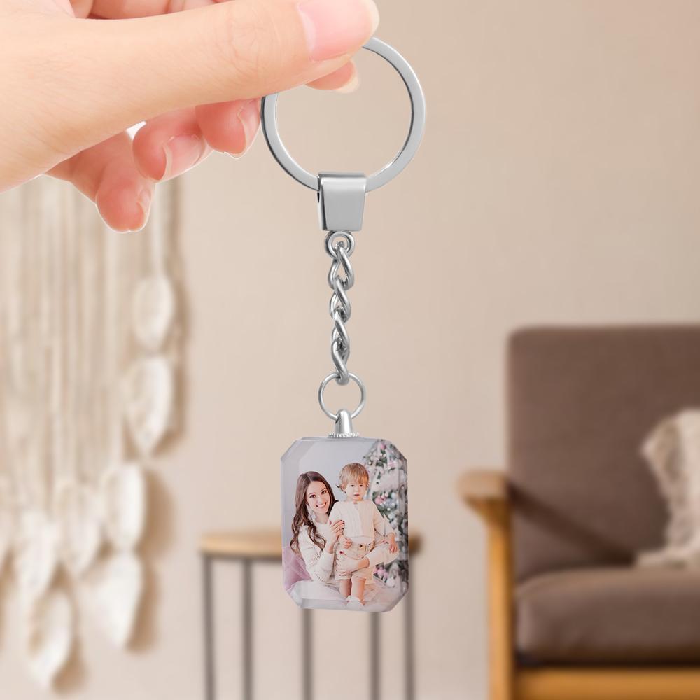 Mothers Day Keychain Photo Keychain Crystal Keychain Mother's Day Gifts