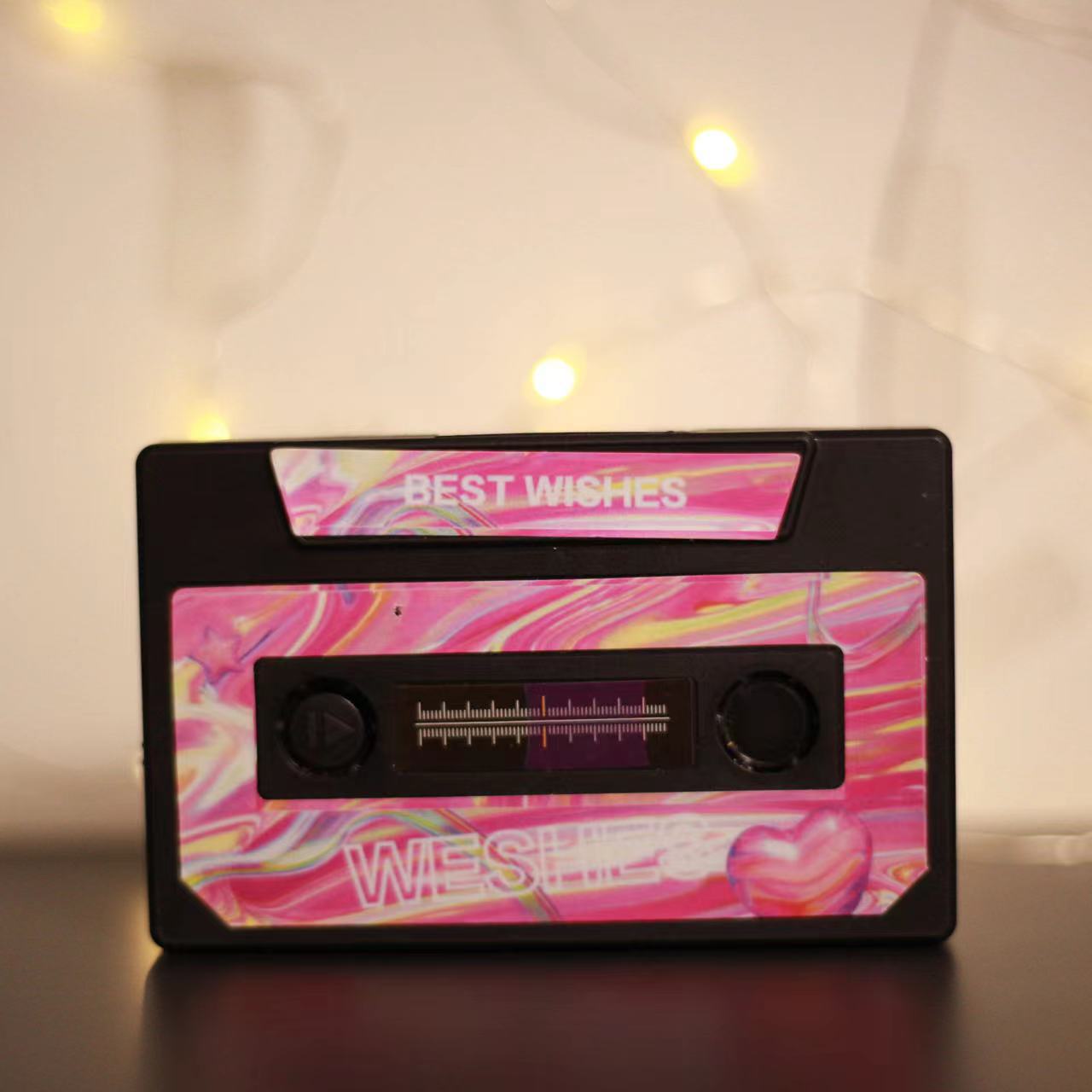 Vintage Recordable Cassette Phonograph Music Box Birthday Card Wish Christmas Gift Anniversary Birthday Gift For Bestie