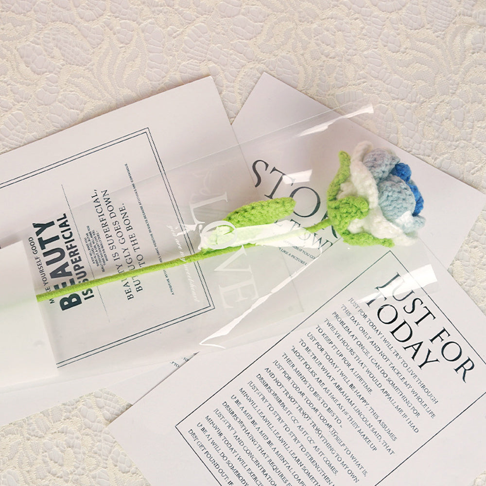 1pc Crochet Flower Handmade Knitted Flower