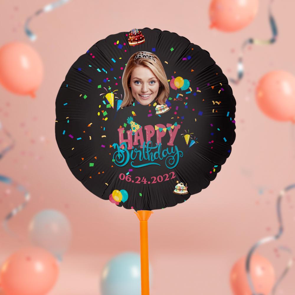 Personalised Photo Happy Birthday Balloons for Birthday Party Decoration Supplies
