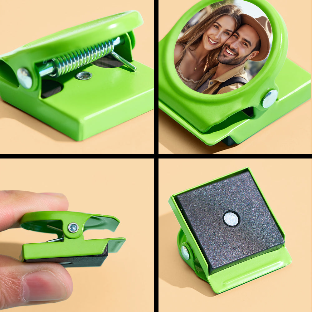 Personalised Magnetic Metal Clips Refrigerator Magnet with Photo Magnets Metal Clip