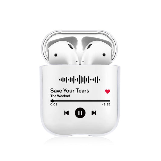 Custom Song Scannable Music Code Airpods 2 Case Cover
