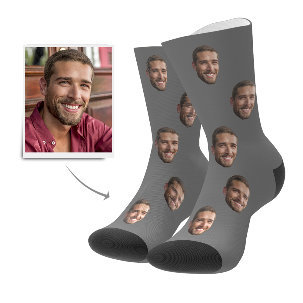 Custom Face Socks Personalised Photo Sock
