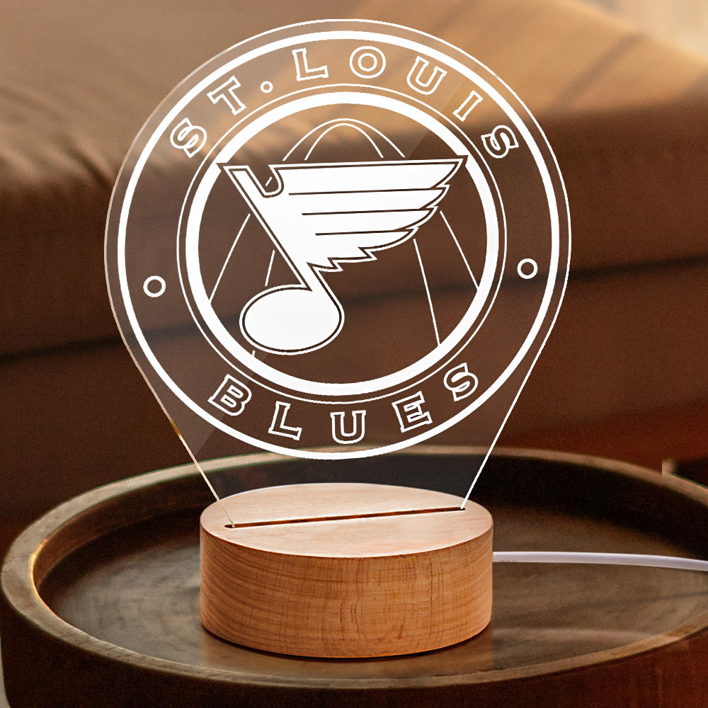 Personalised Acrylic Lamp Seven Colors Changing Night Light with Logo