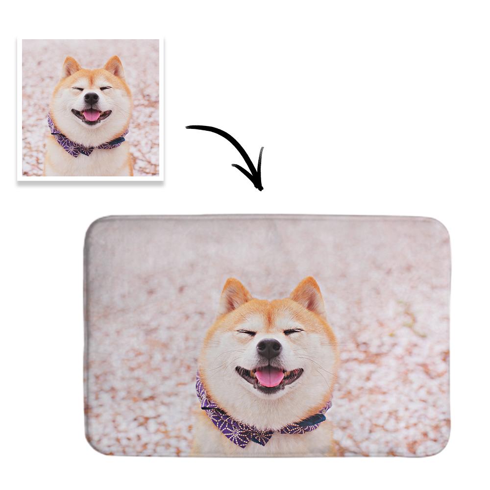 Custom Photo Bathroom Rug Set 3 Piece Personalised Non Slip Bath Mat