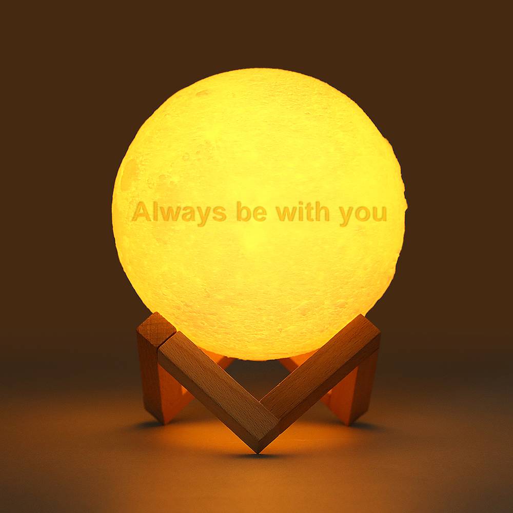 Personalised 3D Printed Photo Lunar Light Moon Lamp