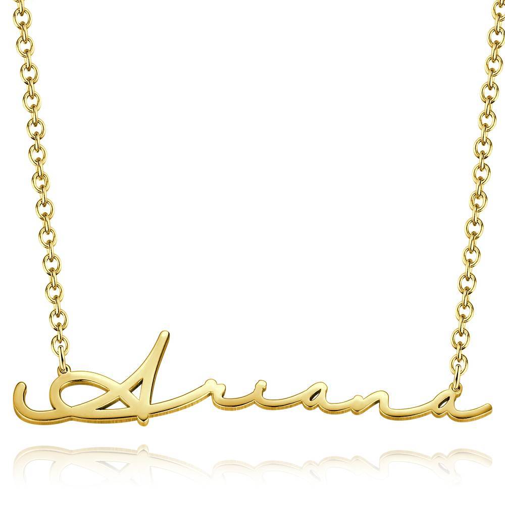 Customised Signature Style Name Necklace Personalised Nameplate Jewelry