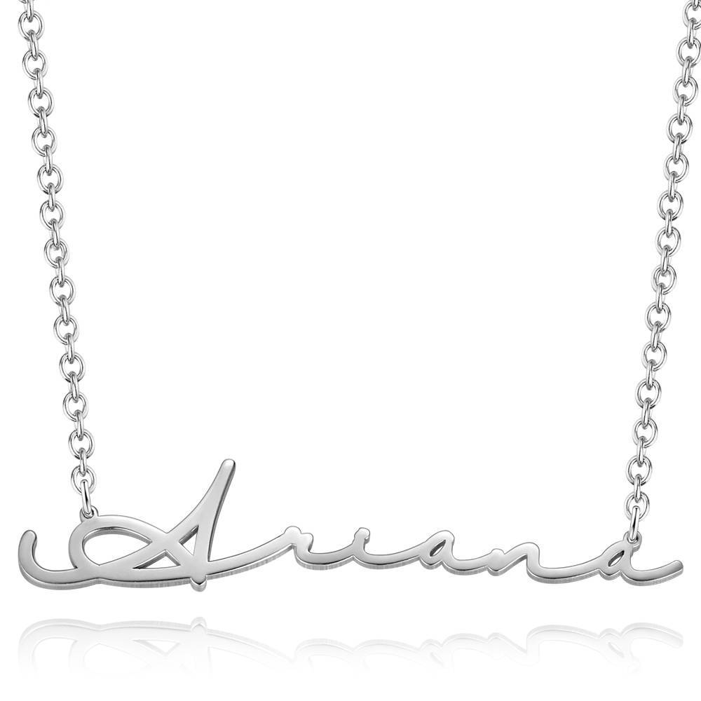 Customised Signature Style Name Necklace Personalised Nameplate Jewelry