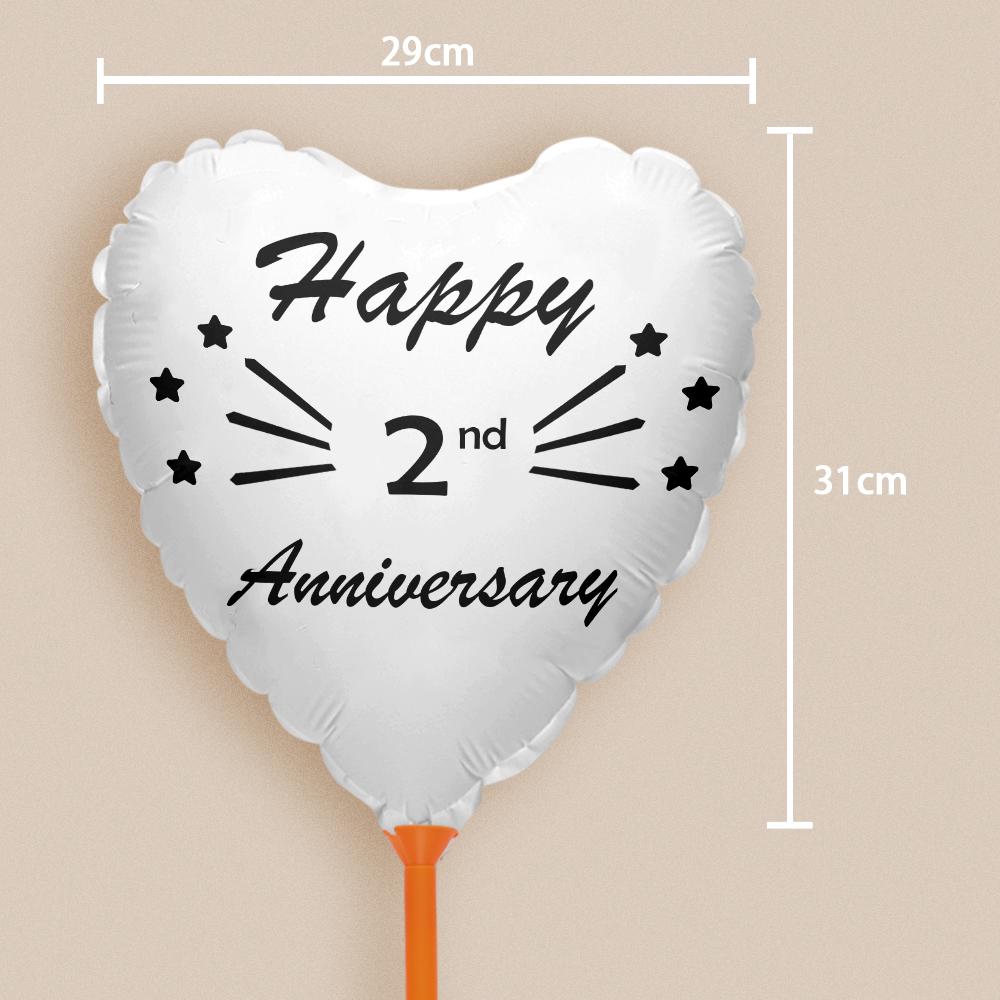 Custom Happy Anniversary Balloons For Anniversary Party Decorations
