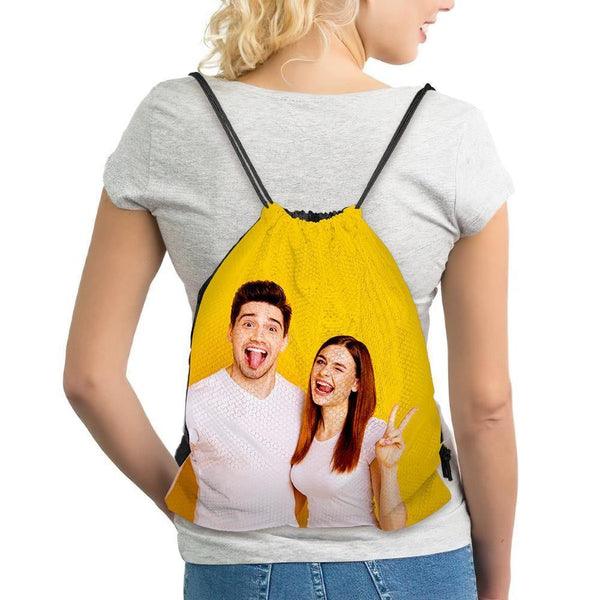Personalised Drawstring Bags Photo Drawstring Sportpack