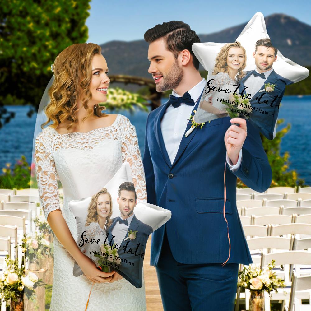 Custom Wedding Balloons Save the Date Engagement Decorations for Outdoor or Indoor