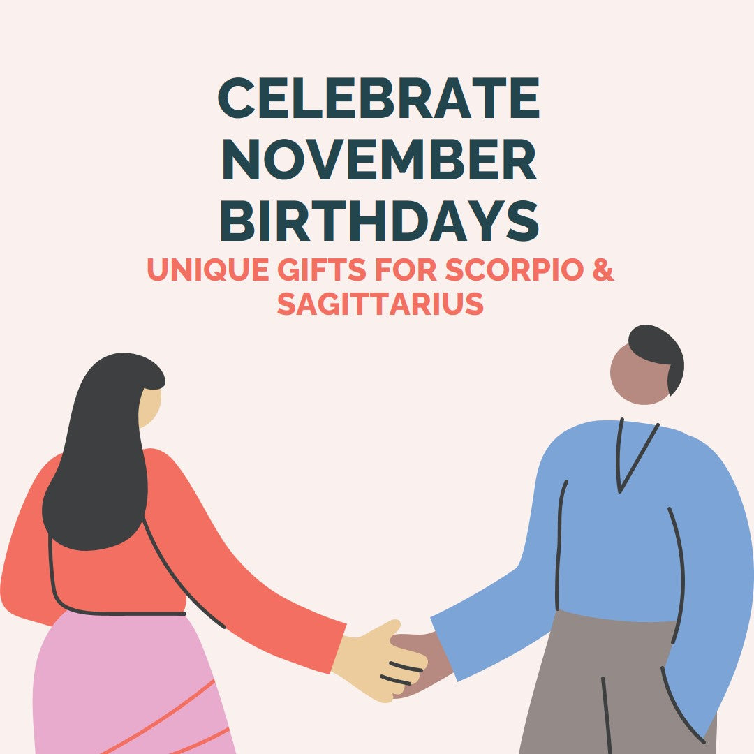 Personalised Gifts for Scorpio and Sagittarius Birthdays in November
