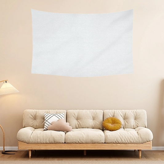 Custom Linen-Feel Tapestry Wall Hanging Personalized Rustic Home Decor with Your Design or Photo