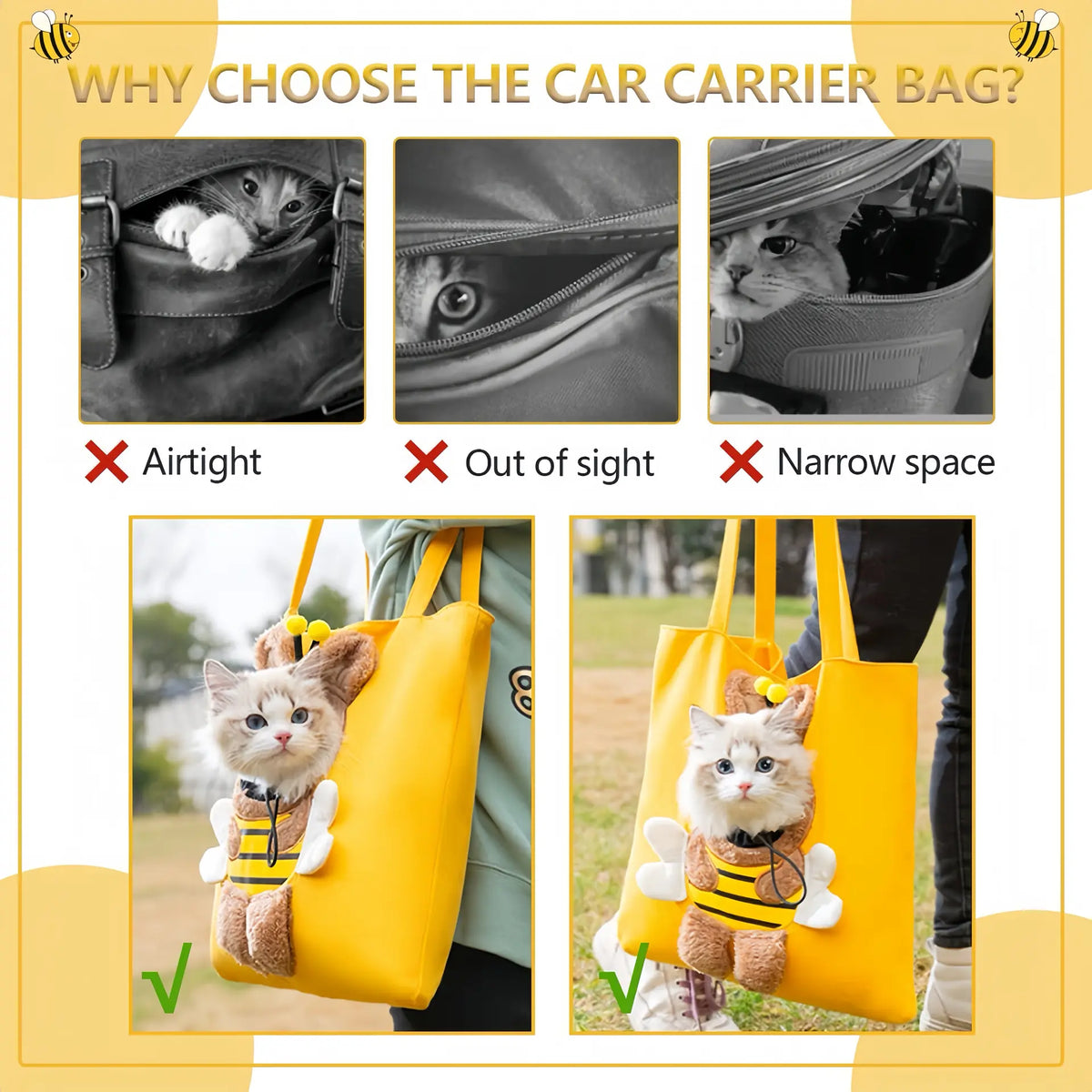 Personalised Pet Carrier Sling Bag with Custom Name | Breathable Canvas Shoulder Bag for Small Dogs & Cats