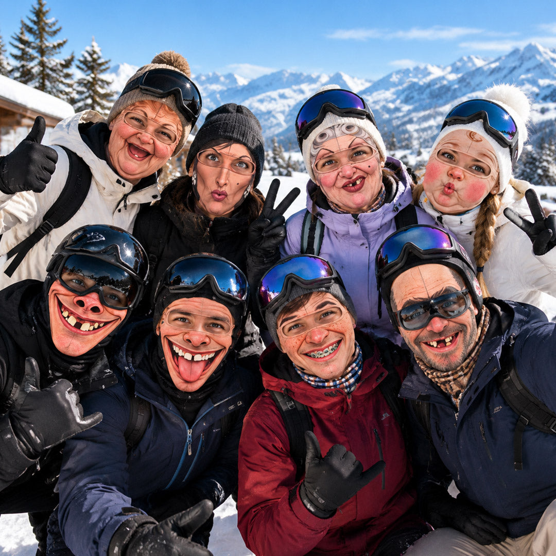 Funny Ski Mask Novelty Balaclava for Men and Women Ski Trips and Party Gifts