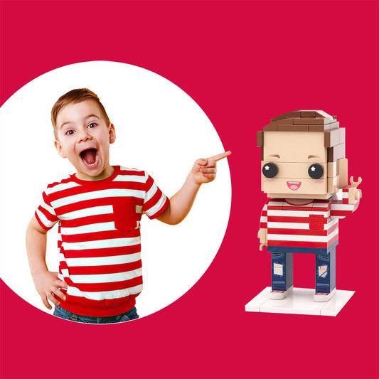 Birthday Gifts Full Body Customisable 1 Person Custom Brick Figures Small Particle Block Toy Cute Kids