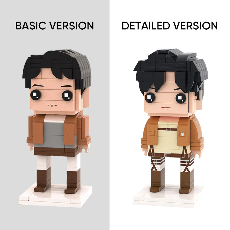 A Surprise Gift for Boss Full Body Customisable 1 Person Custom Brick Figures Small Particle Block Toy