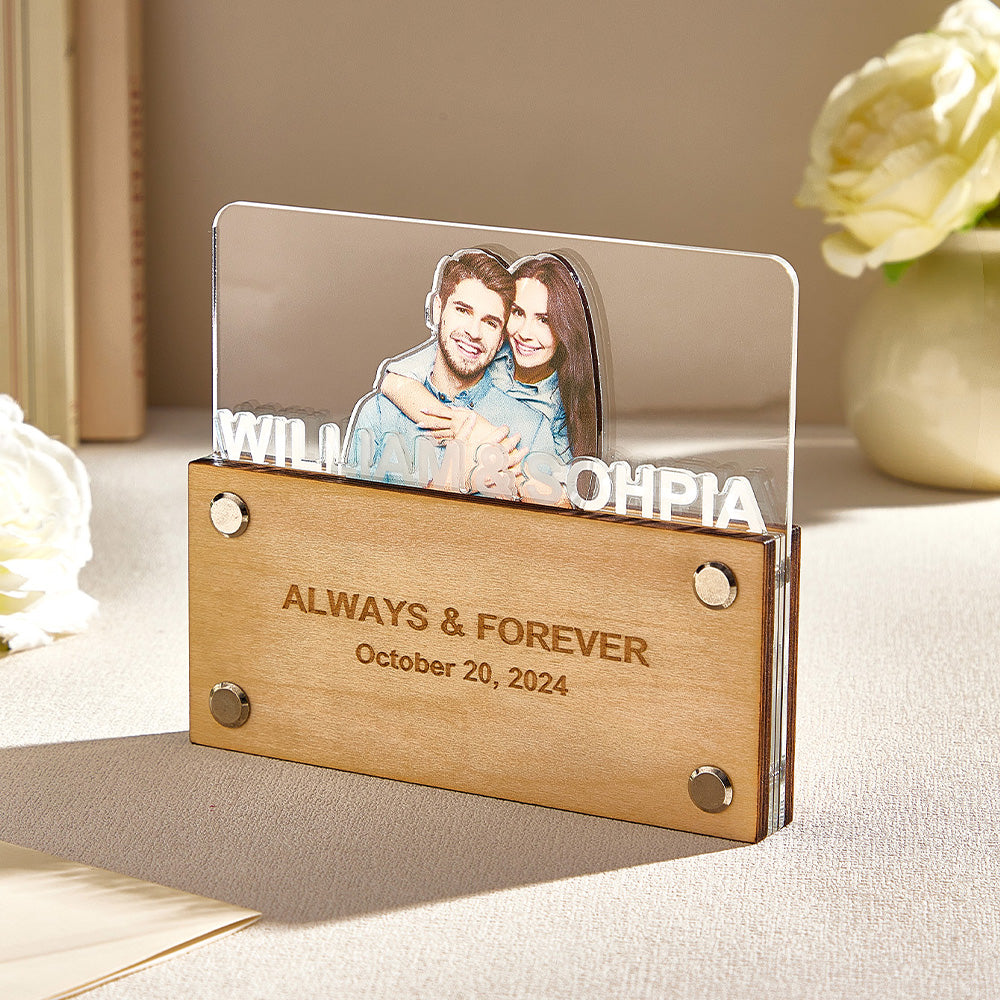Personalised Photo Plaque Couple Plaque Home Decor Gift for Lover