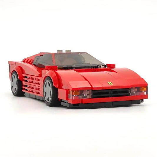 Ferrari Testarossa Creative Vehicle Racing Car Building Blocks Construction Toy Brick Figures Gift for Car Lover