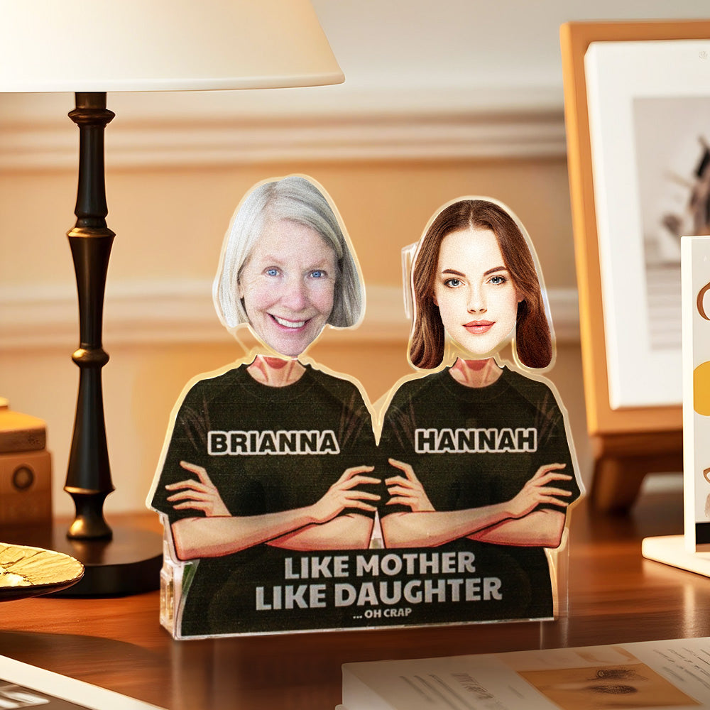 Personalised Face Shaking Head Standee Gift for Dad Mom