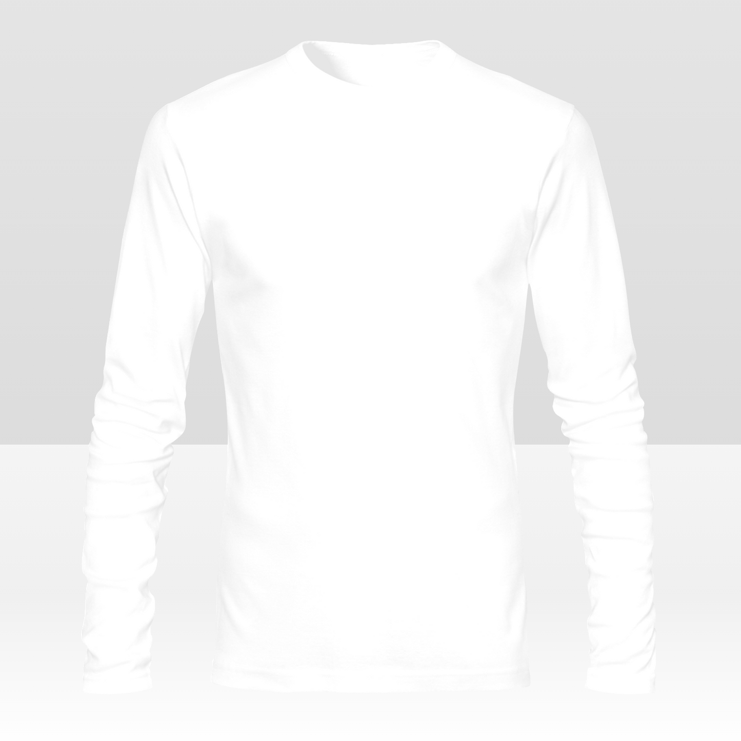 Custom Double-Sided Men's Long Sleeve T-Shirt Personalized All-Over Print Tee with Your Design