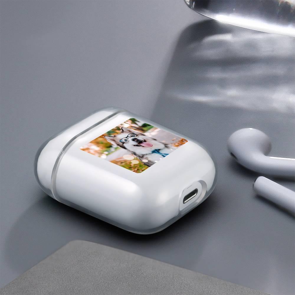 Personalised AirPods Case Earphone Cover Acrylic Transparent