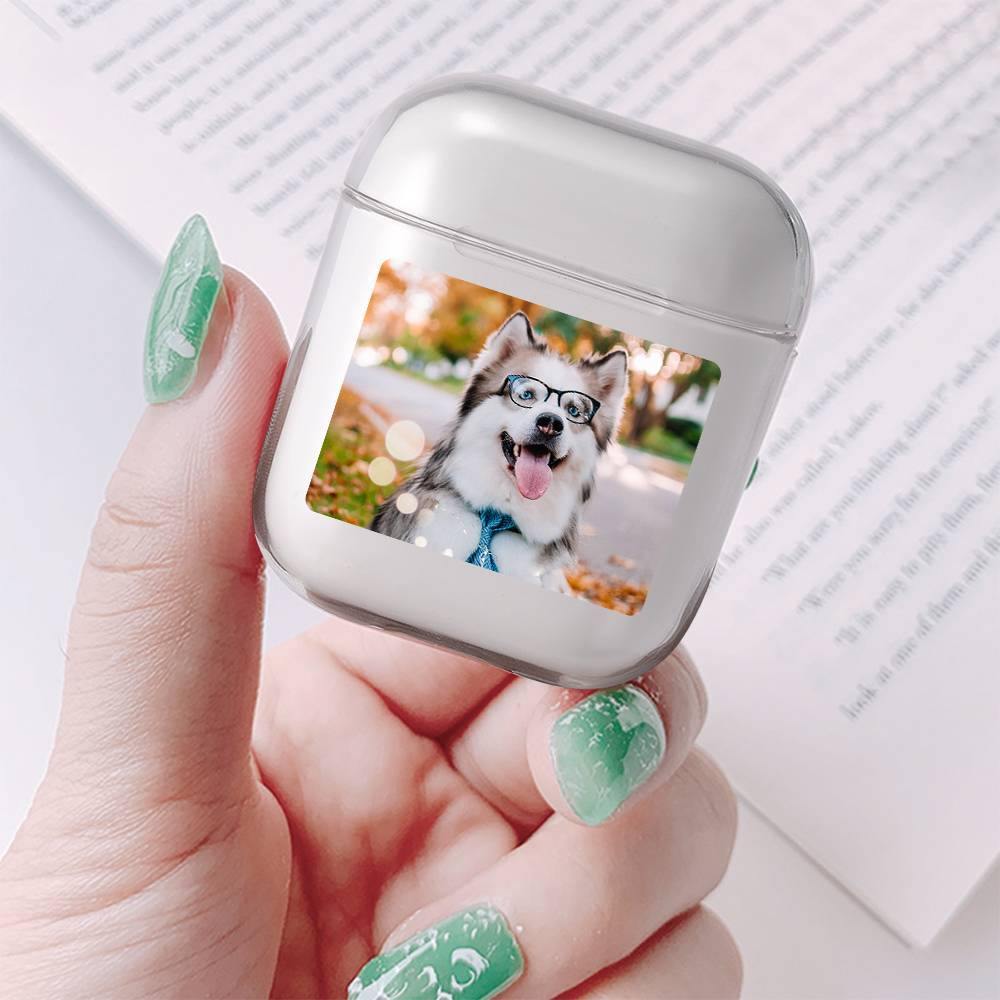 Personalised AirPods Case Earphone Cover Acrylic Transparent