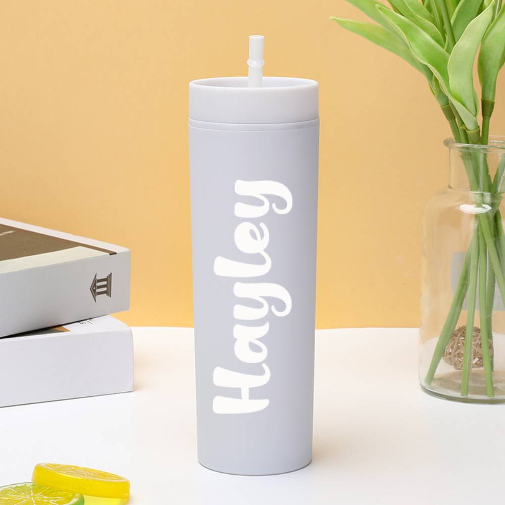 Personalised Plastic Sippy Cup Wedding Gift - Custom Engraved